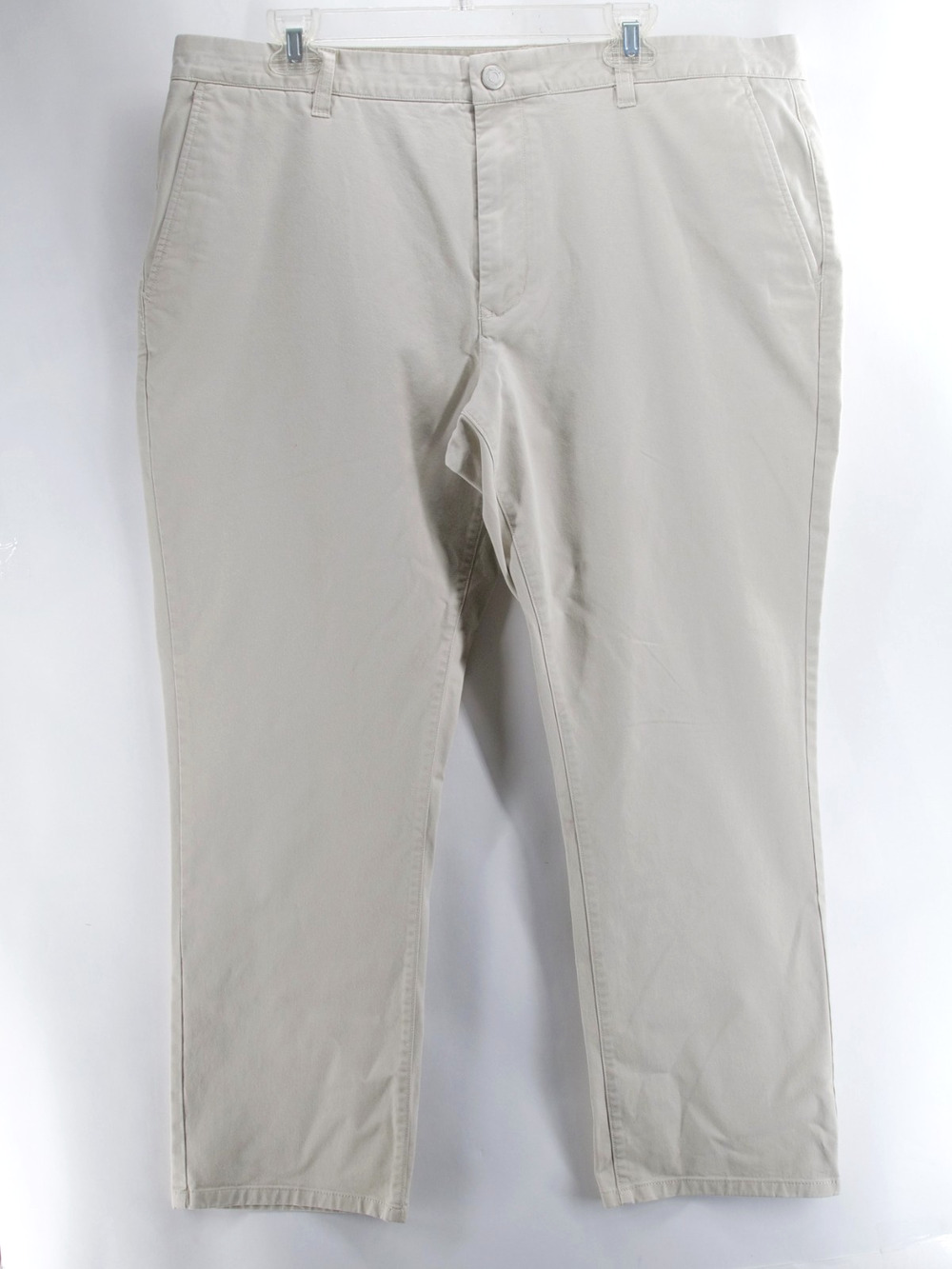 Bonobos Golf Pants Mens 40x27 Beige Performance Chino Cotton Blend Tailored